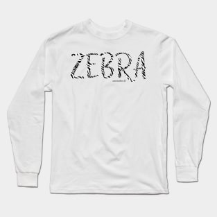 zebra Long Sleeve T-Shirt